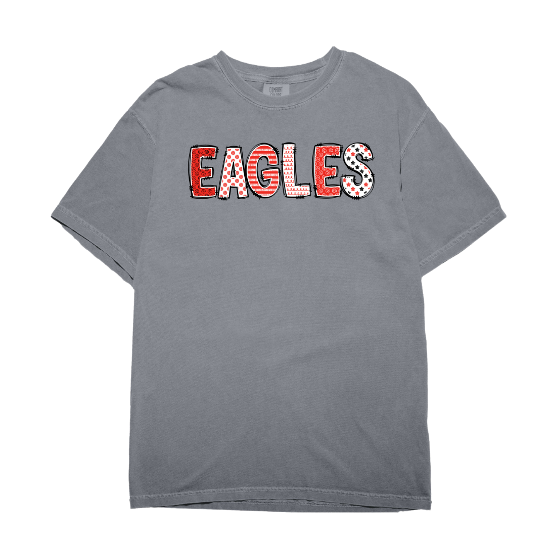 Doodle Eagles Comfort Colors Shirt