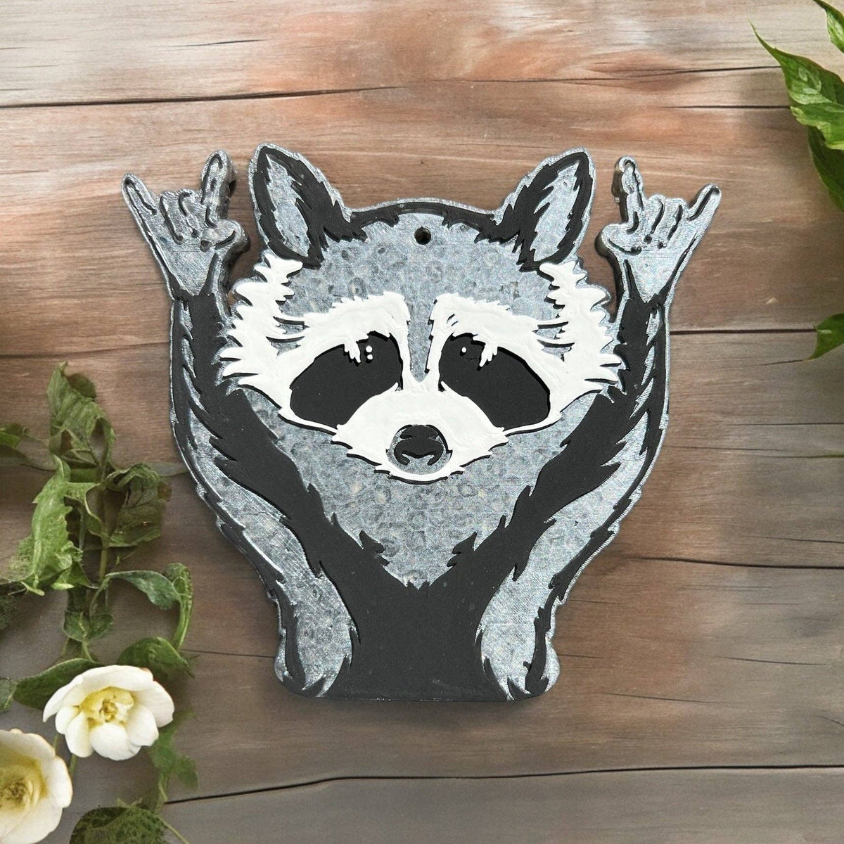Fall Racoon Freshie Rocky the Raccoon Freshie – Gallery 334