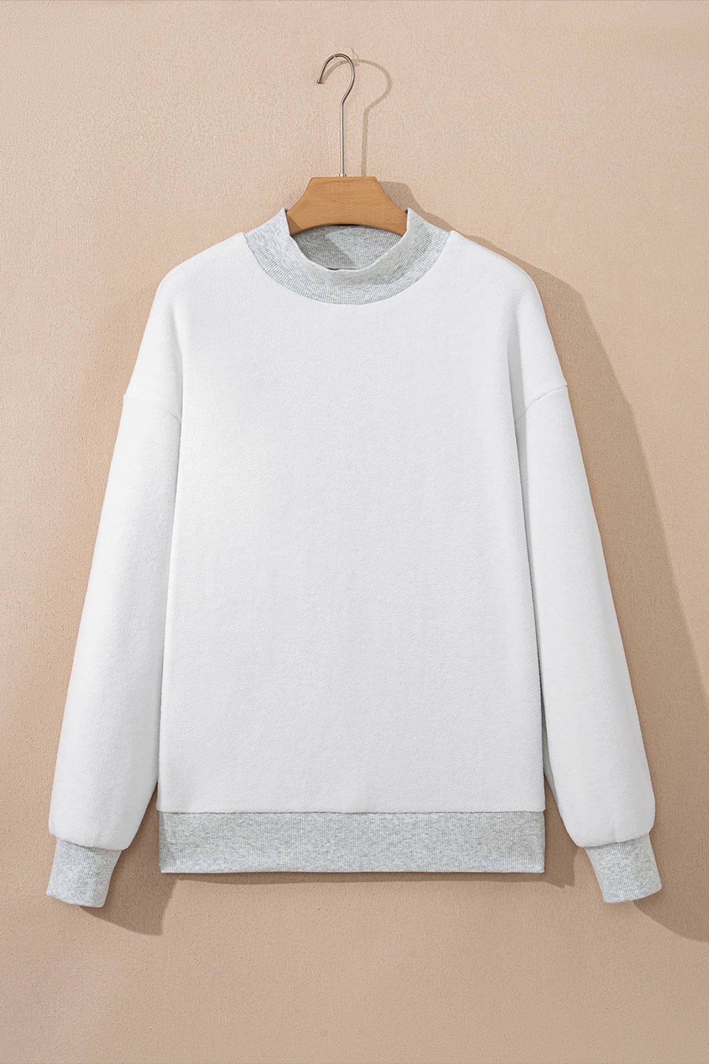 HOT Oversize Reversible Mock Neck Sweatshirt| S-4X Little Daisy Closet
