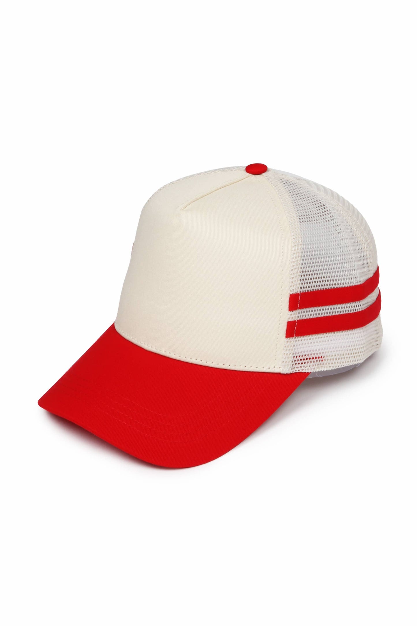 Retro Stripe Mesh Trucker Cap David And Young