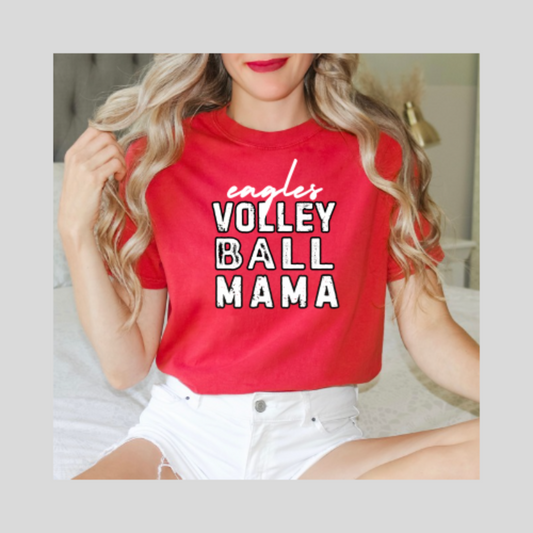 Eagles Comfort Colors S/S - Volleyball Mama