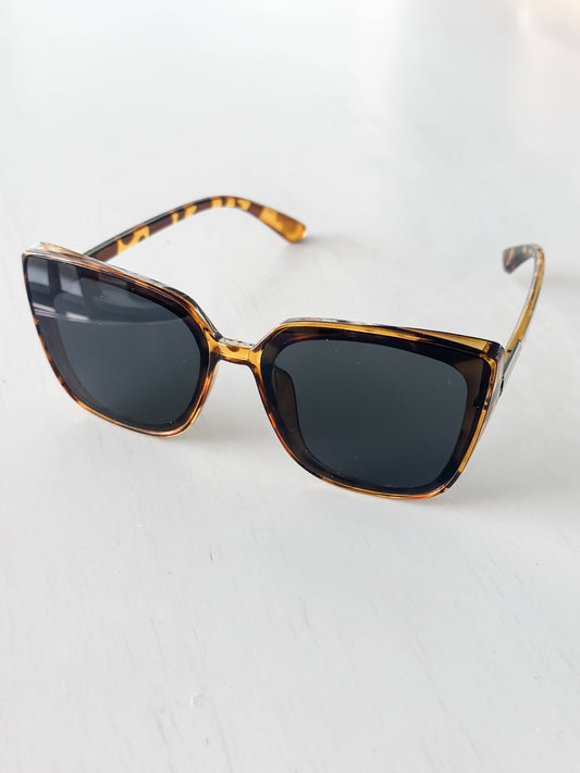 Cleo Cat Eye Sunglasses "Tortoise"