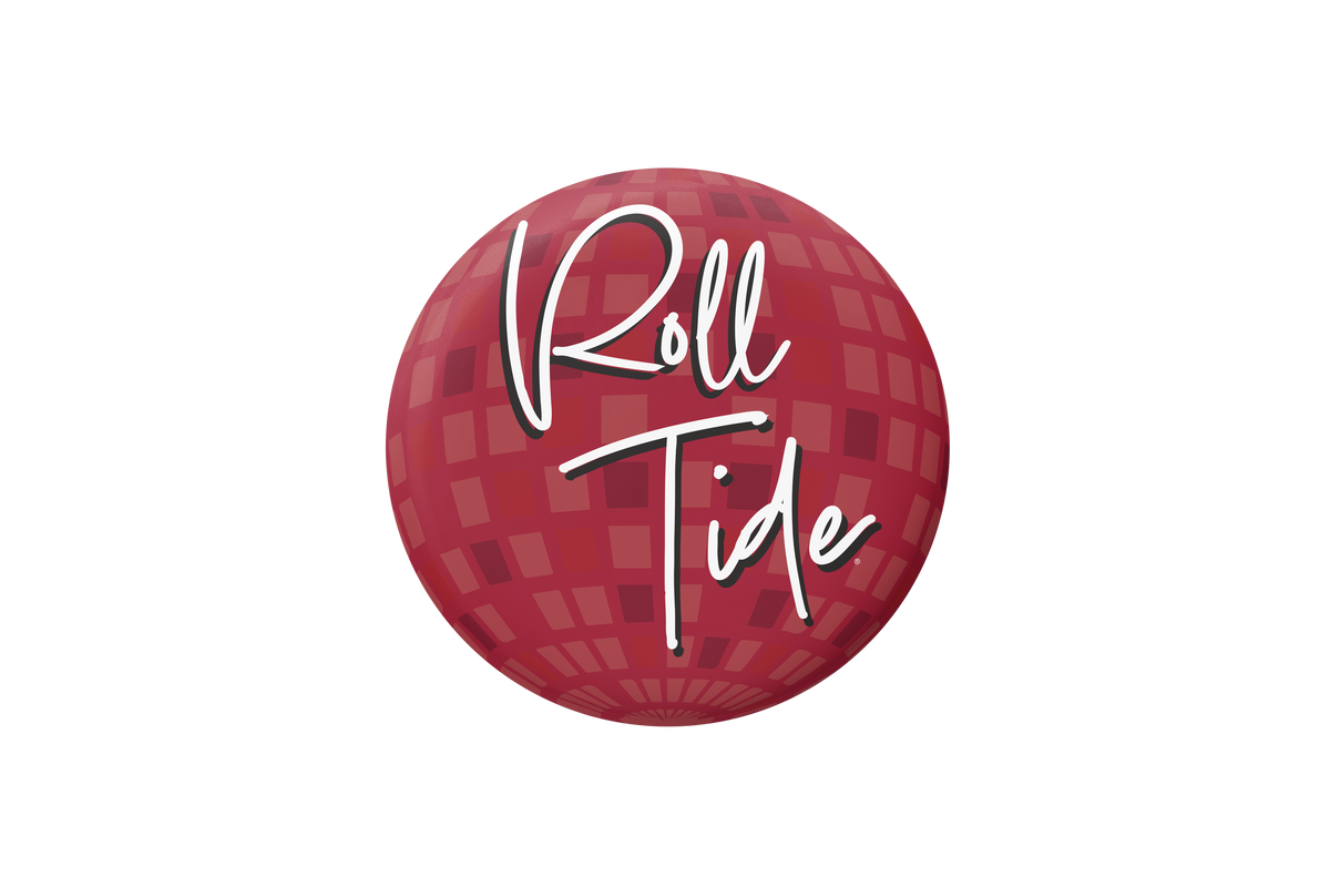 Alabama Roll Tide Disco Button Cute As A Button
