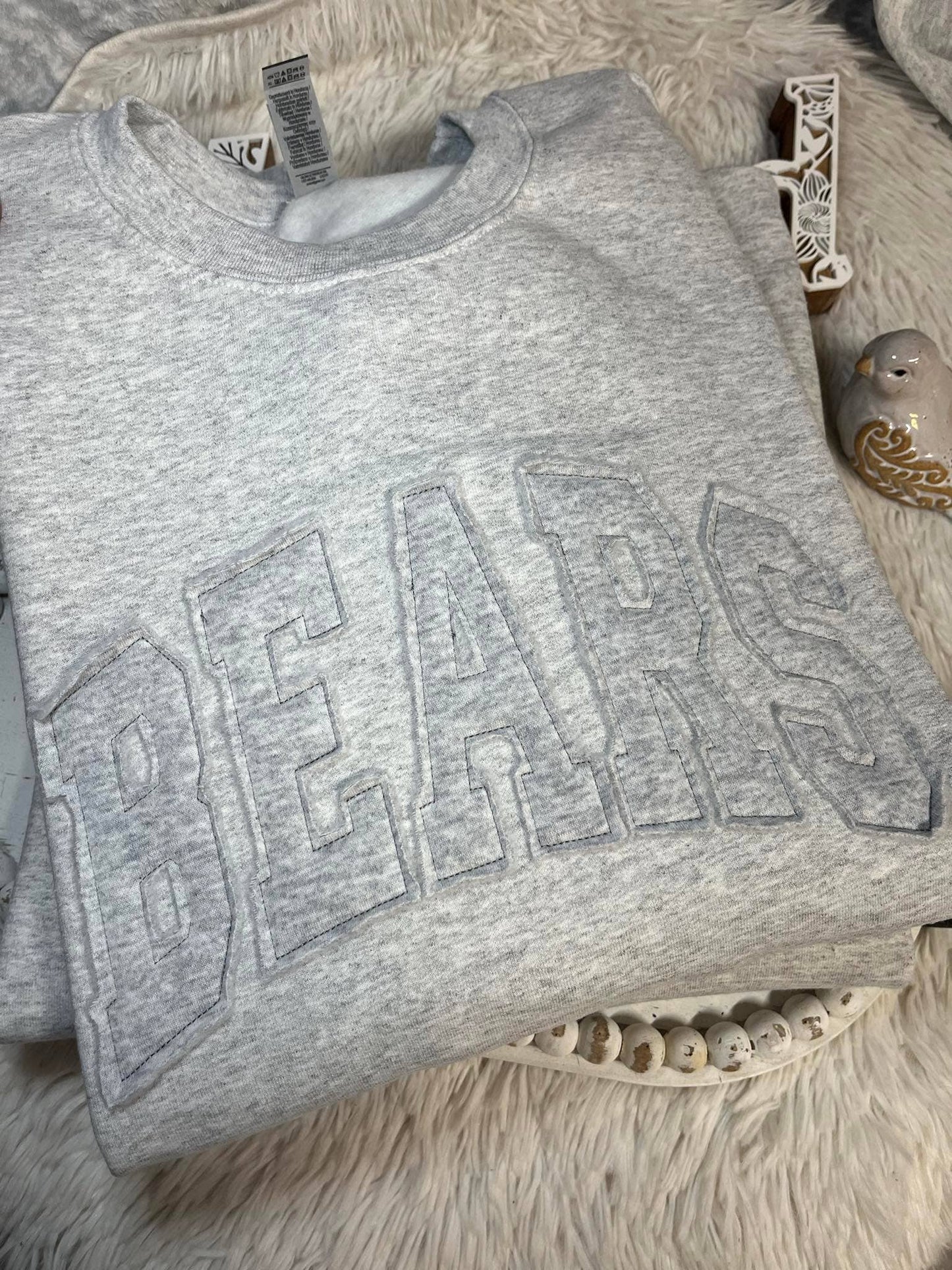 NEW Colors! Custom Raggy Sweatshirt, Popular tone on tone April's Sew Vinyl