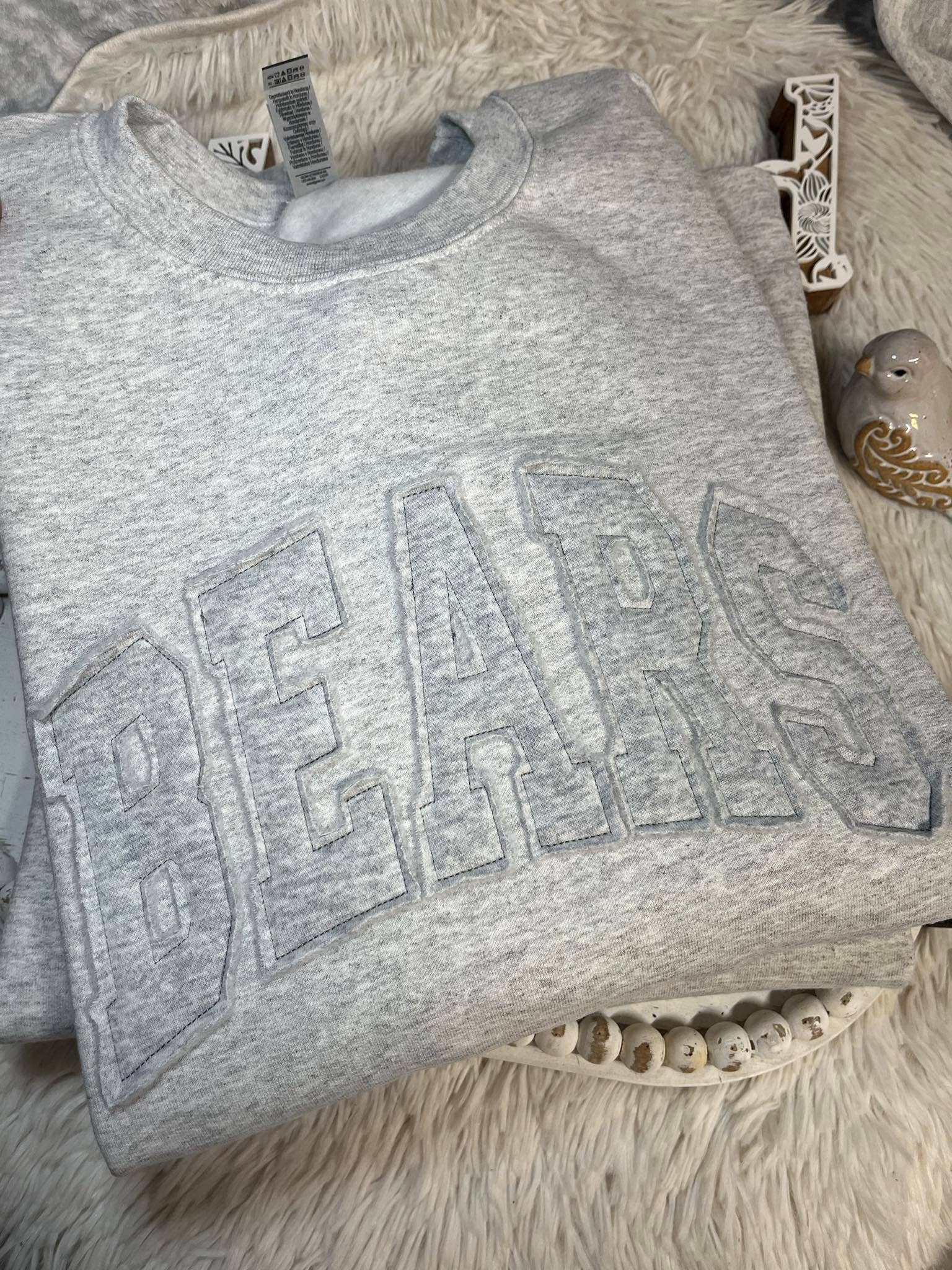 NEW Colors! Custom Raggy Sweatshirt, Popular tone on tone April's Sew Vinyl