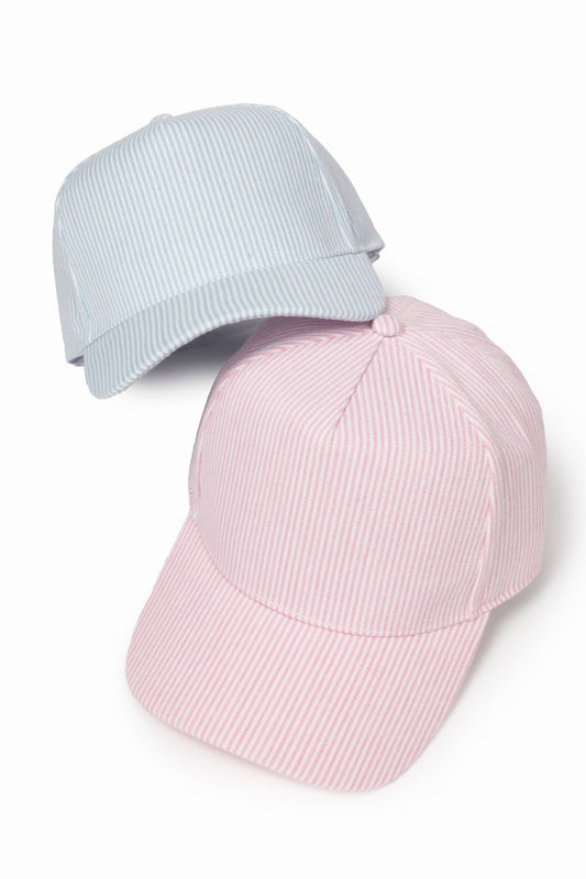 Stripe 5-Panel Baseball Cap David And Young