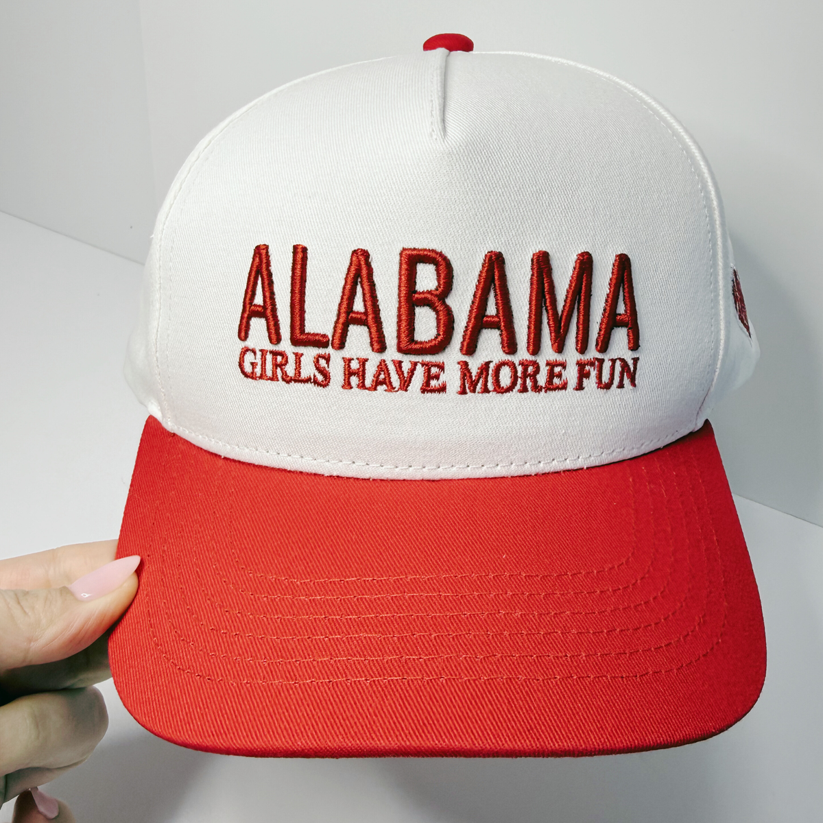 TRR - Cotton Structured Hat - ALABAMA Girls Have More fun TEELUX