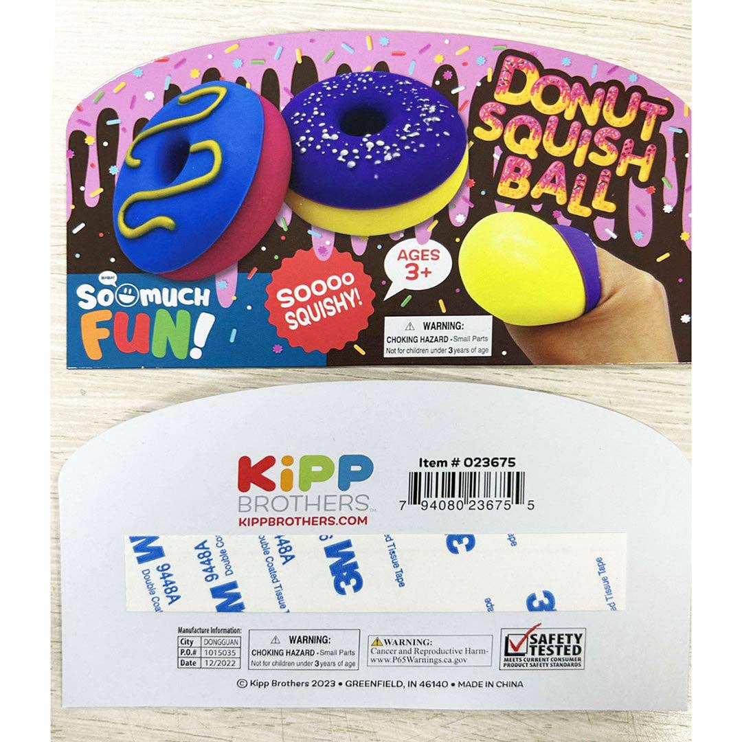 So Much Fun! Donut Squish Ball Assortment - 12/Pack