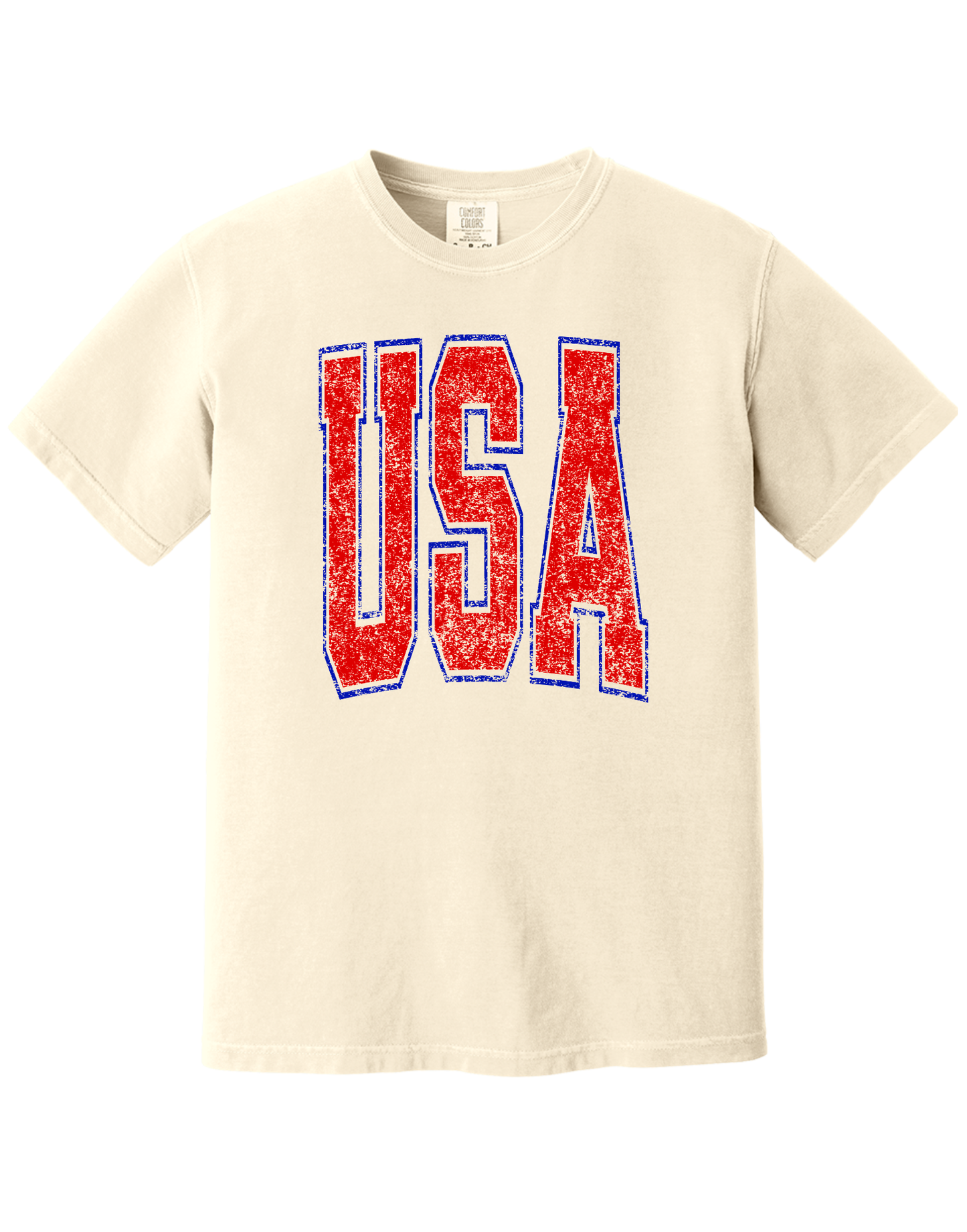 USA Distressed Varsity T-Shirt Gallery 334