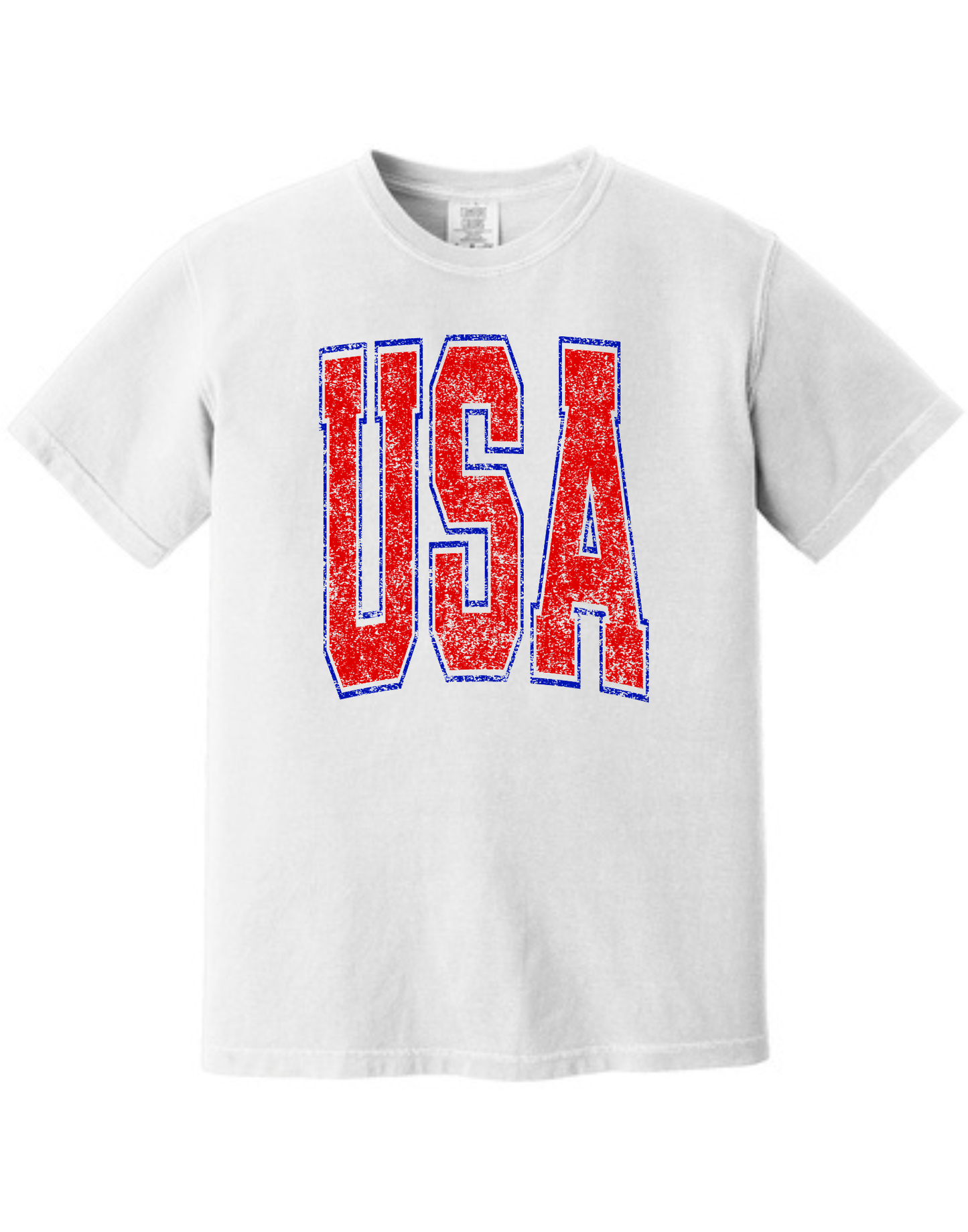 USA Distressed Varsity T-Shirt Gallery 334