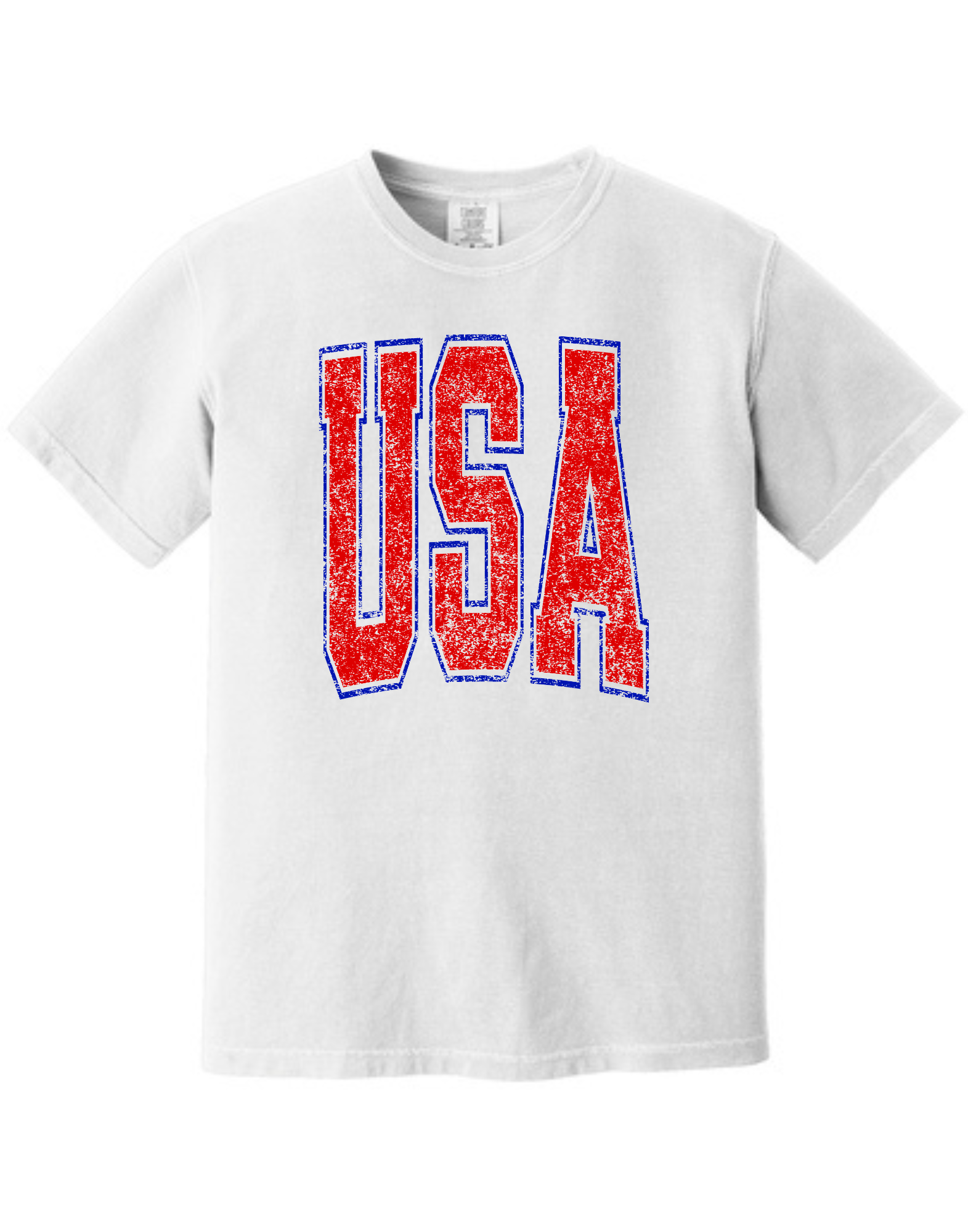 USA Distressed Varsity T-Shirt Gallery 334