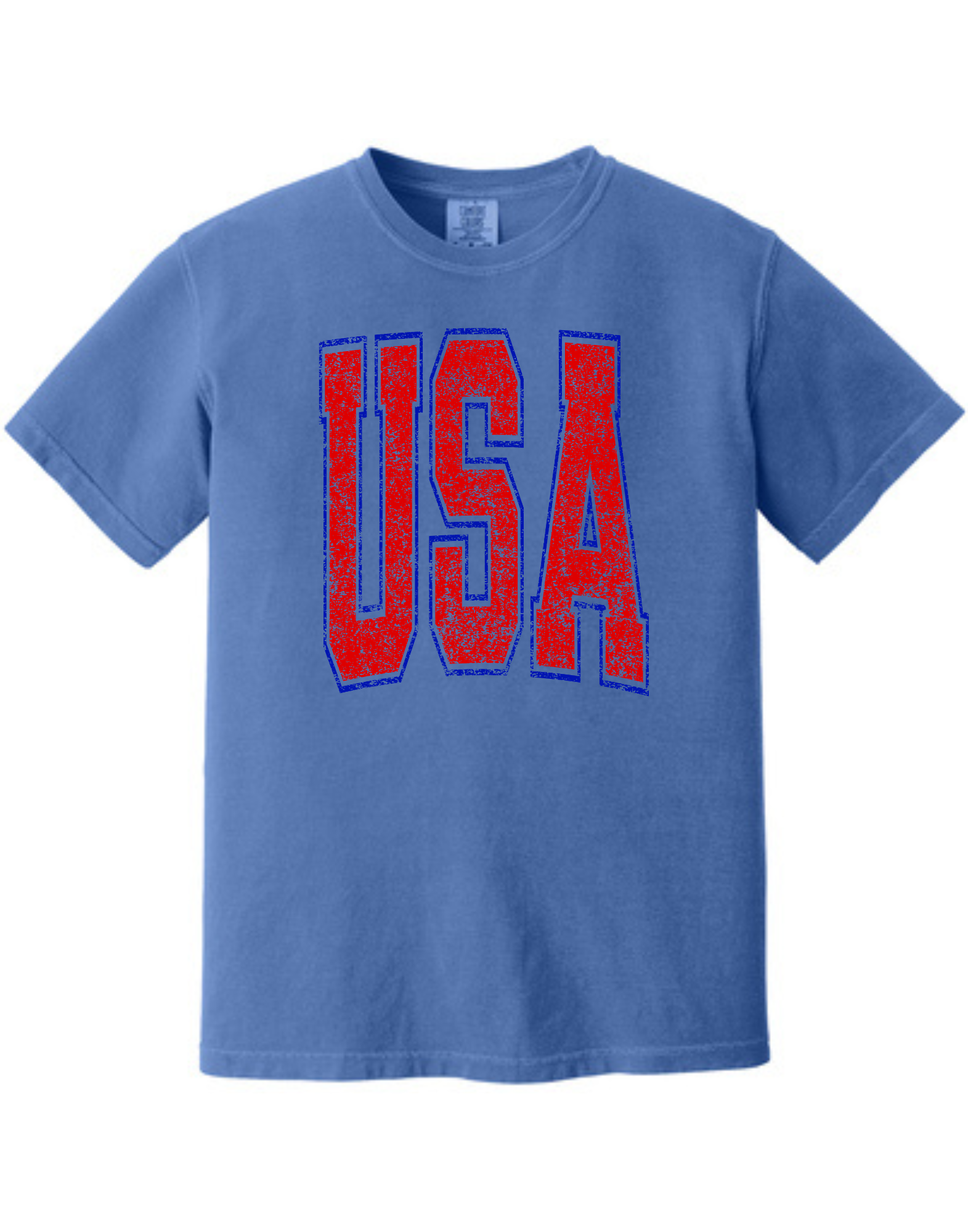 USA Distressed Varsity T-Shirt Gallery 334