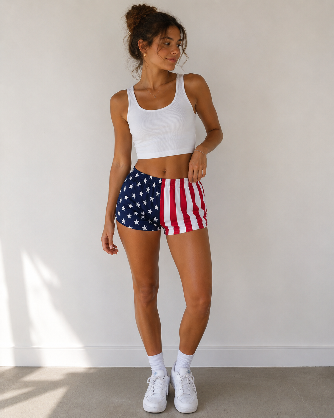 American Flag Shorts The Front Porch Label