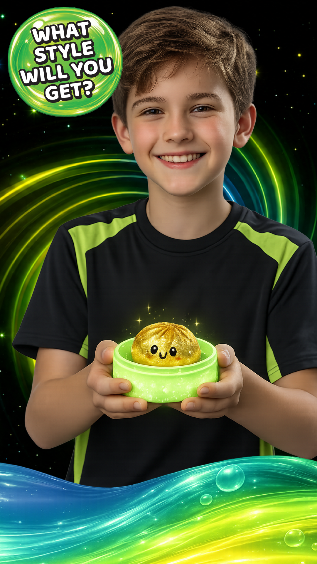 Glow-in-the-Dark Mystery Dumpling Squishy Toy - 12/Display Novelty Brands