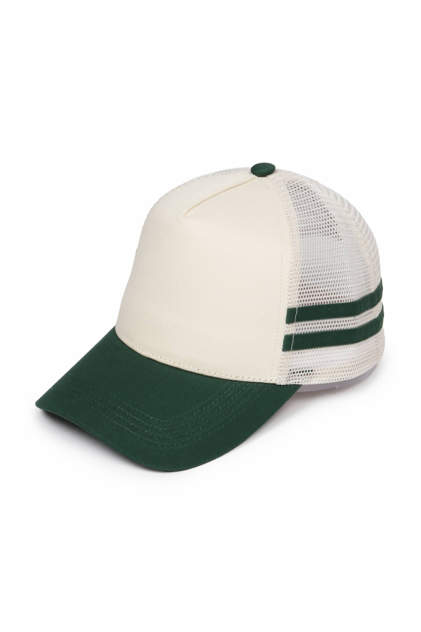 Retro Stripe Mesh Trucker Cap David And Young