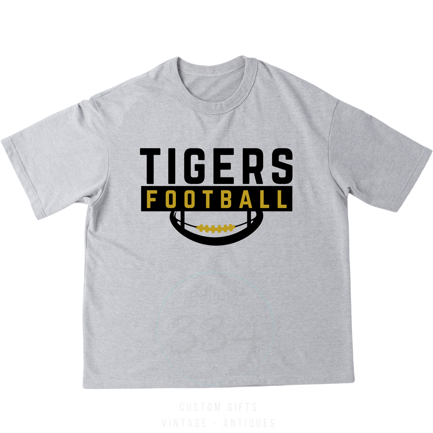 Youth Black/Gold Tigers Football Shirt