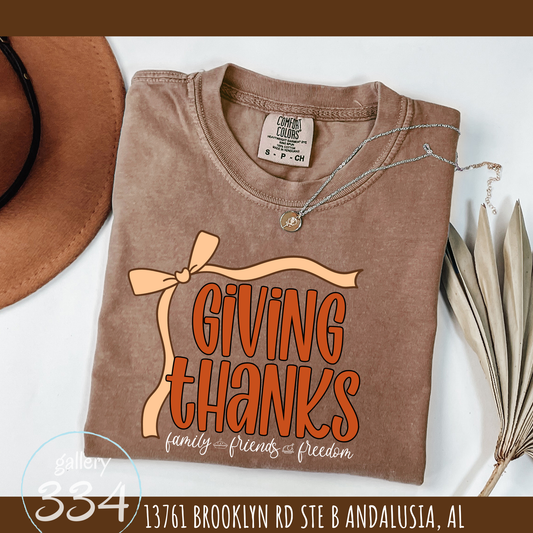 Giving Thanks - Comfort Color 1717 Short Sleeve T-Shirt