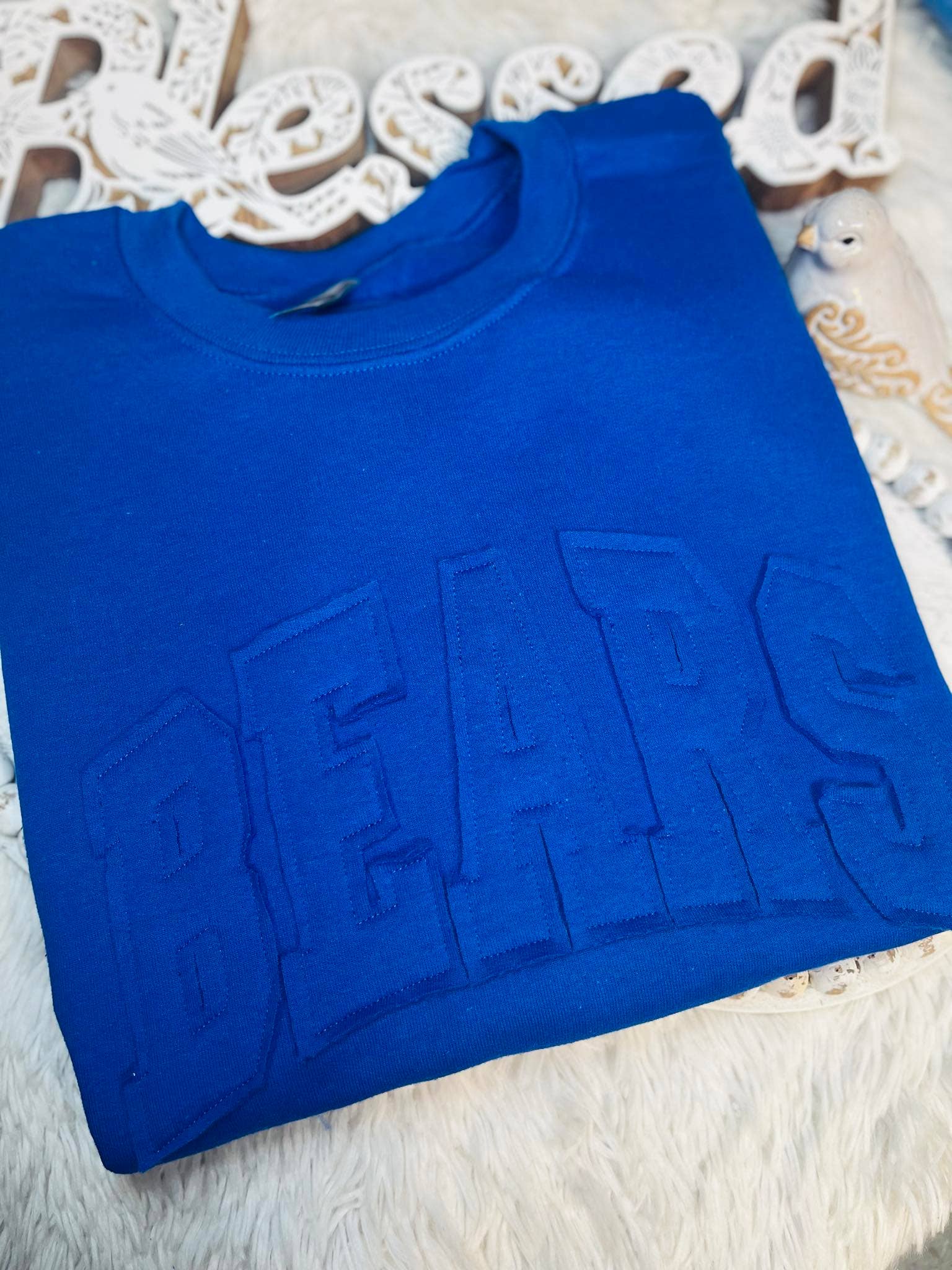 NEW Colors! Custom Raggy Sweatshirt, Popular tone on tone April's Sew Vinyl