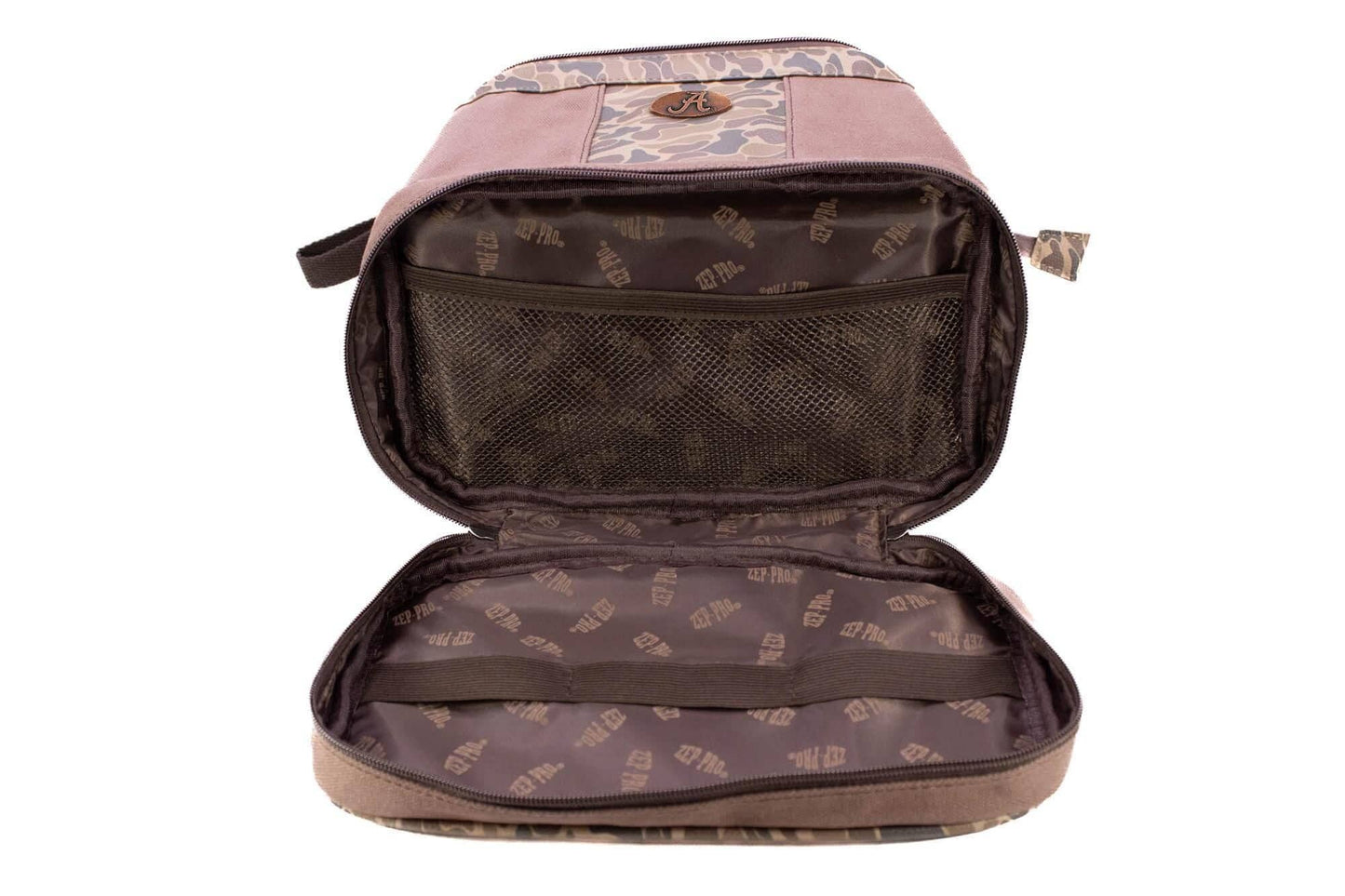 Alabama Crimson Tide Camo Canvas Toiletry Bag.