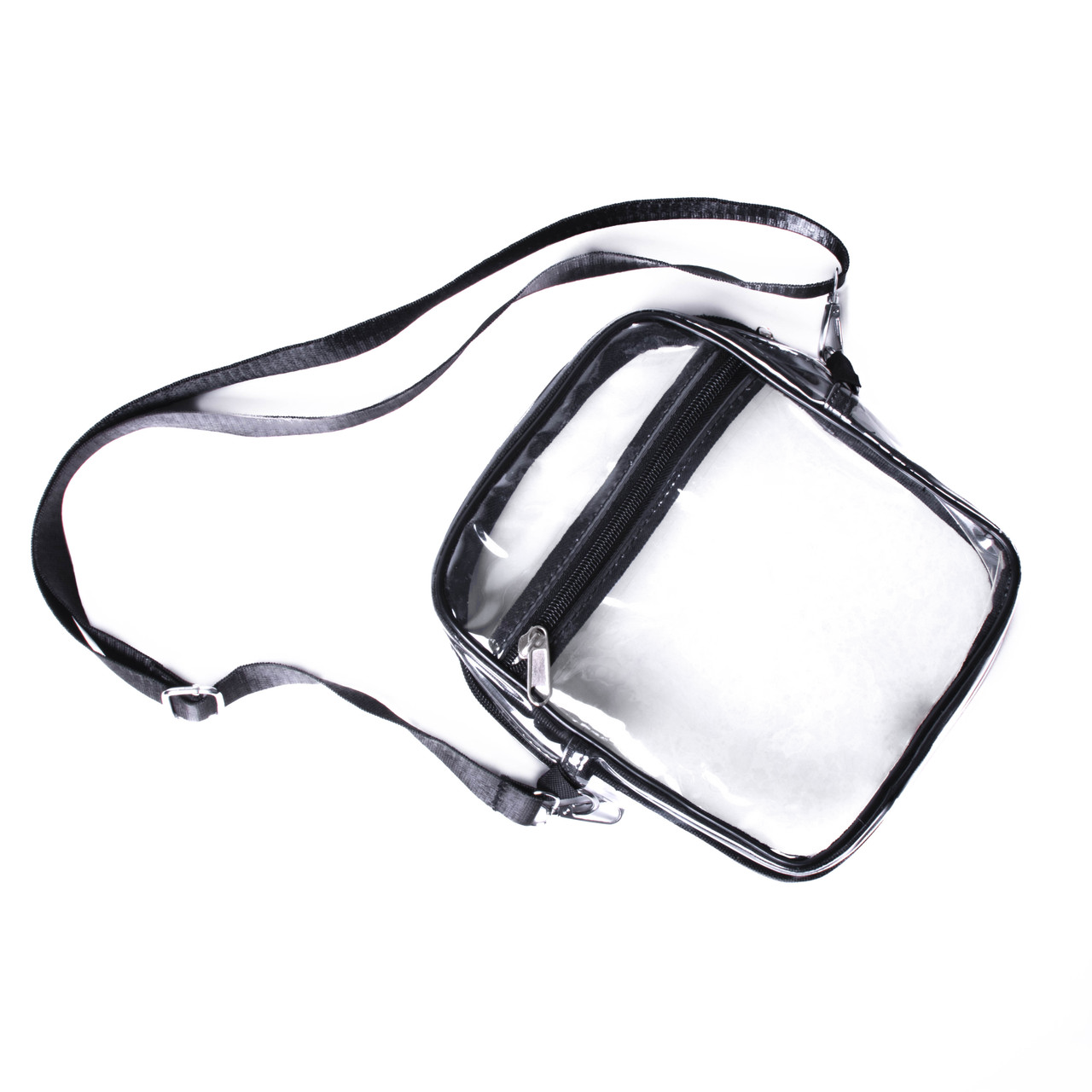 Clear Crossbody Mini Bag with Adjustable Strap-CLBG1200-BK Selini New York