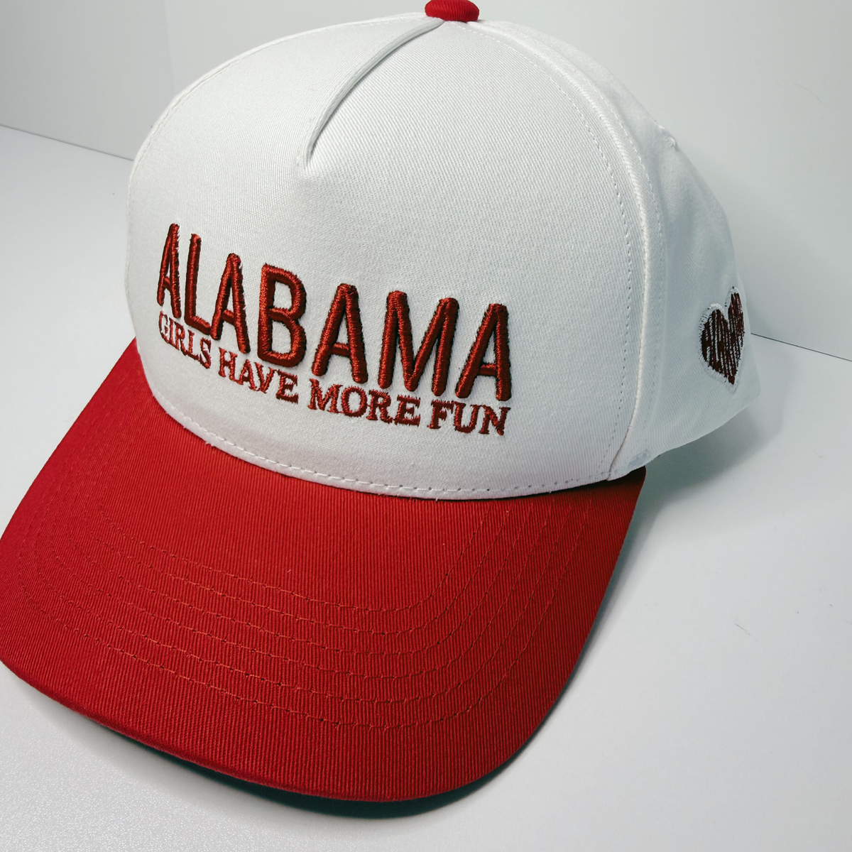 TRR - Cotton Structured Hat - ALABAMA Girls Have More fun TEELUX