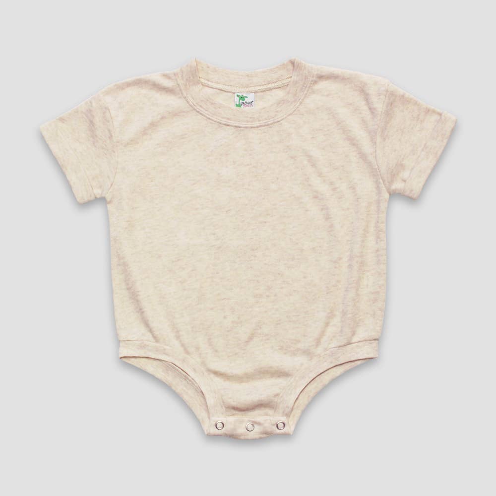 Infant Short Sleeve Baby Bubble Romper Trendy Super Soft DIY Laughing Giraffe
