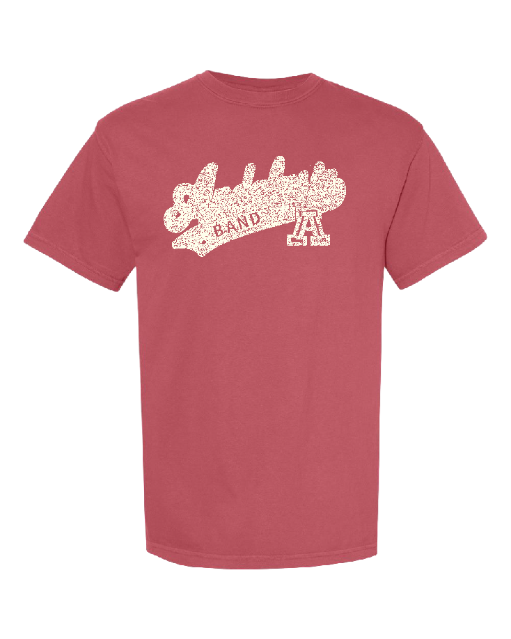 Andalusia Bulldogs Band Tee - Crimson