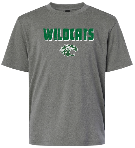 Wildcats Distressed Performance Tee Gallery 334