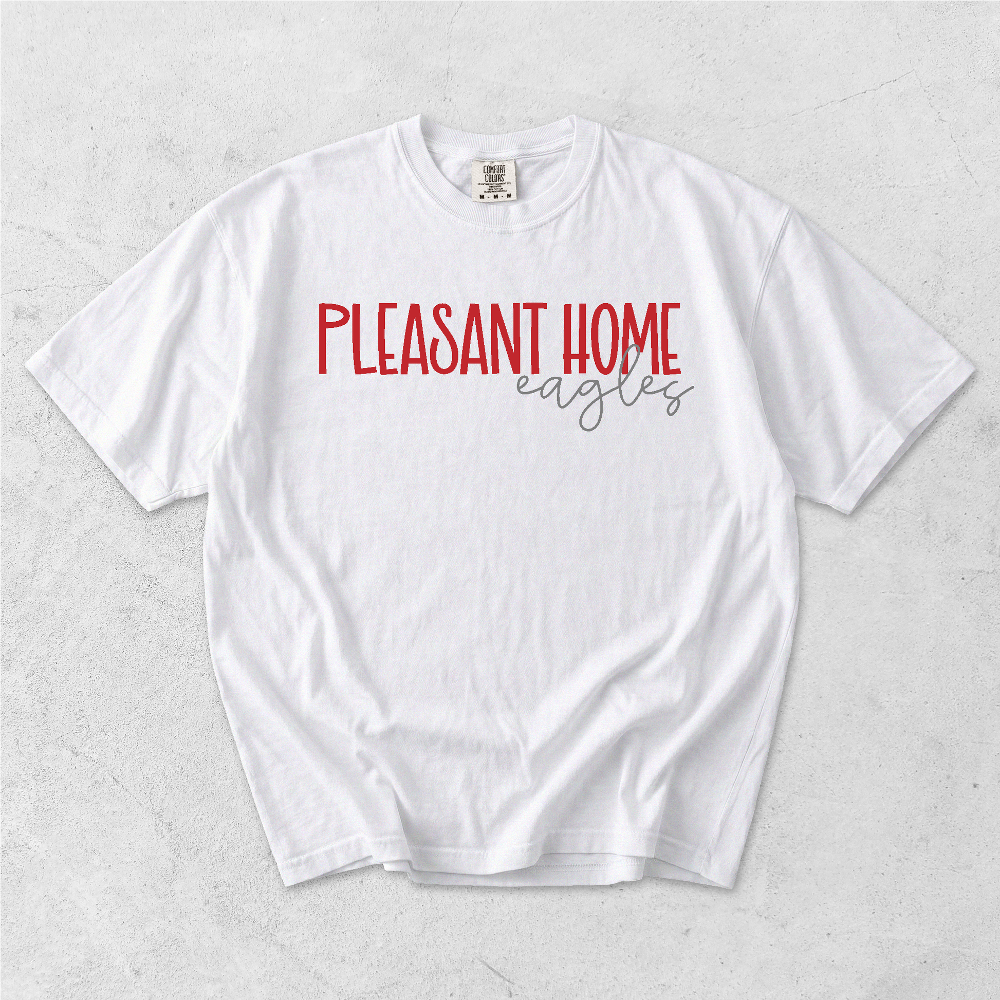 Pleasant Home Eagles Comfort Colors tee - White