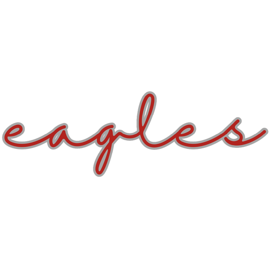 PH Rd/Gray Script Eagles Design Gallery 334