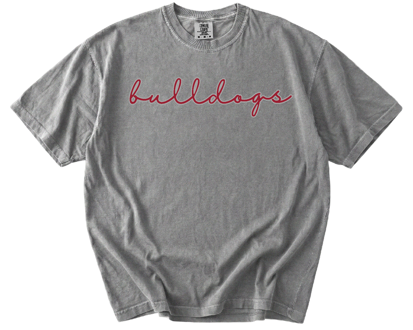 Andalusia Bulldogs Script T-Shirt Grey Gallery 334
