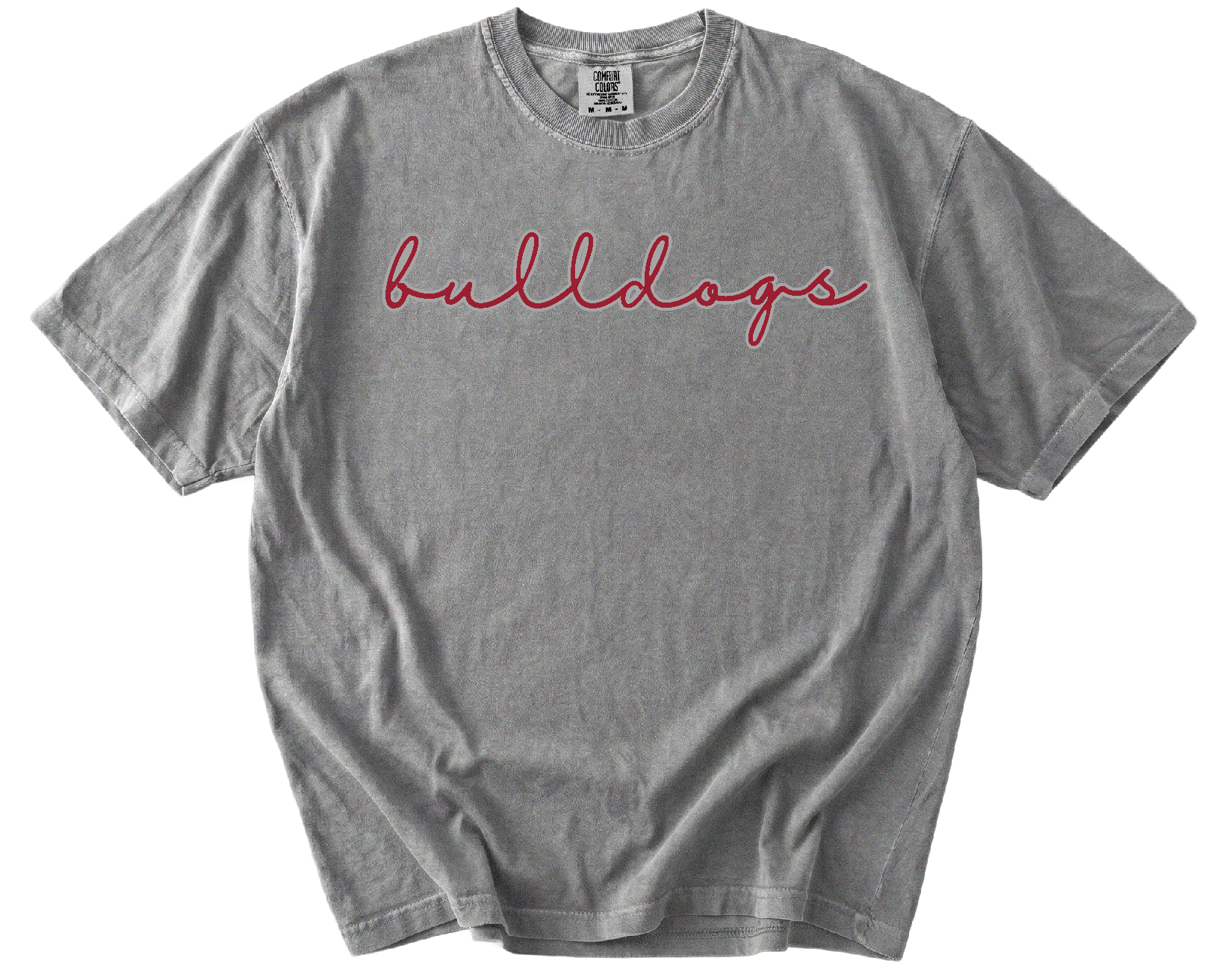 Andalusia Bulldogs Script T-Shirt Grey Gallery 334