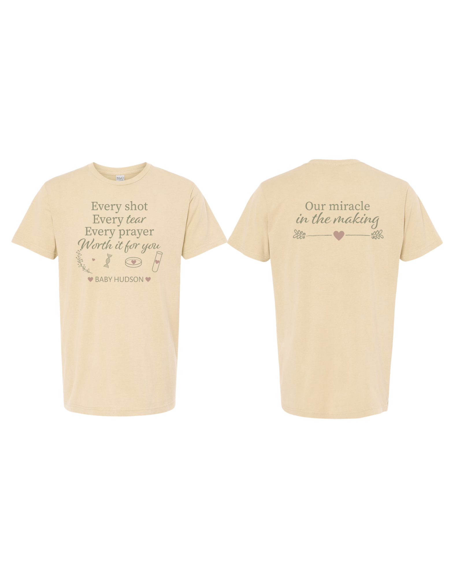 Support Tara Hudson’s IVF Journey – “Every Shot, Every Tear” Fundraiser Tee Gallery 334