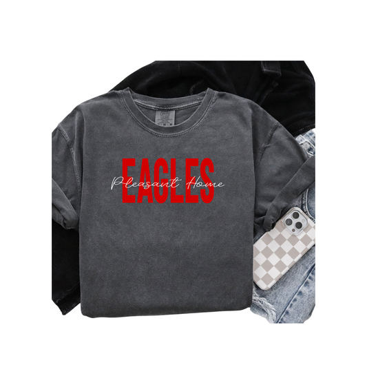 Comfort Colors Pleasant Home eagles Tee