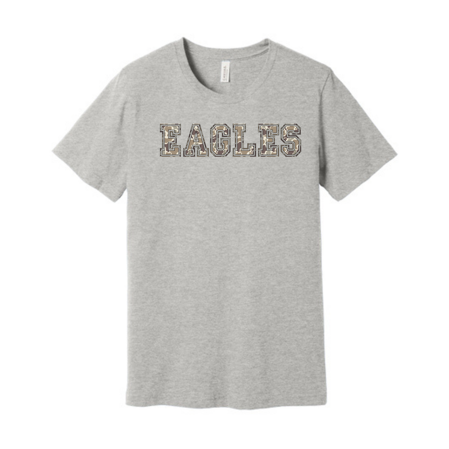 Camo Eagles T-Shirt (Adult & Youth)