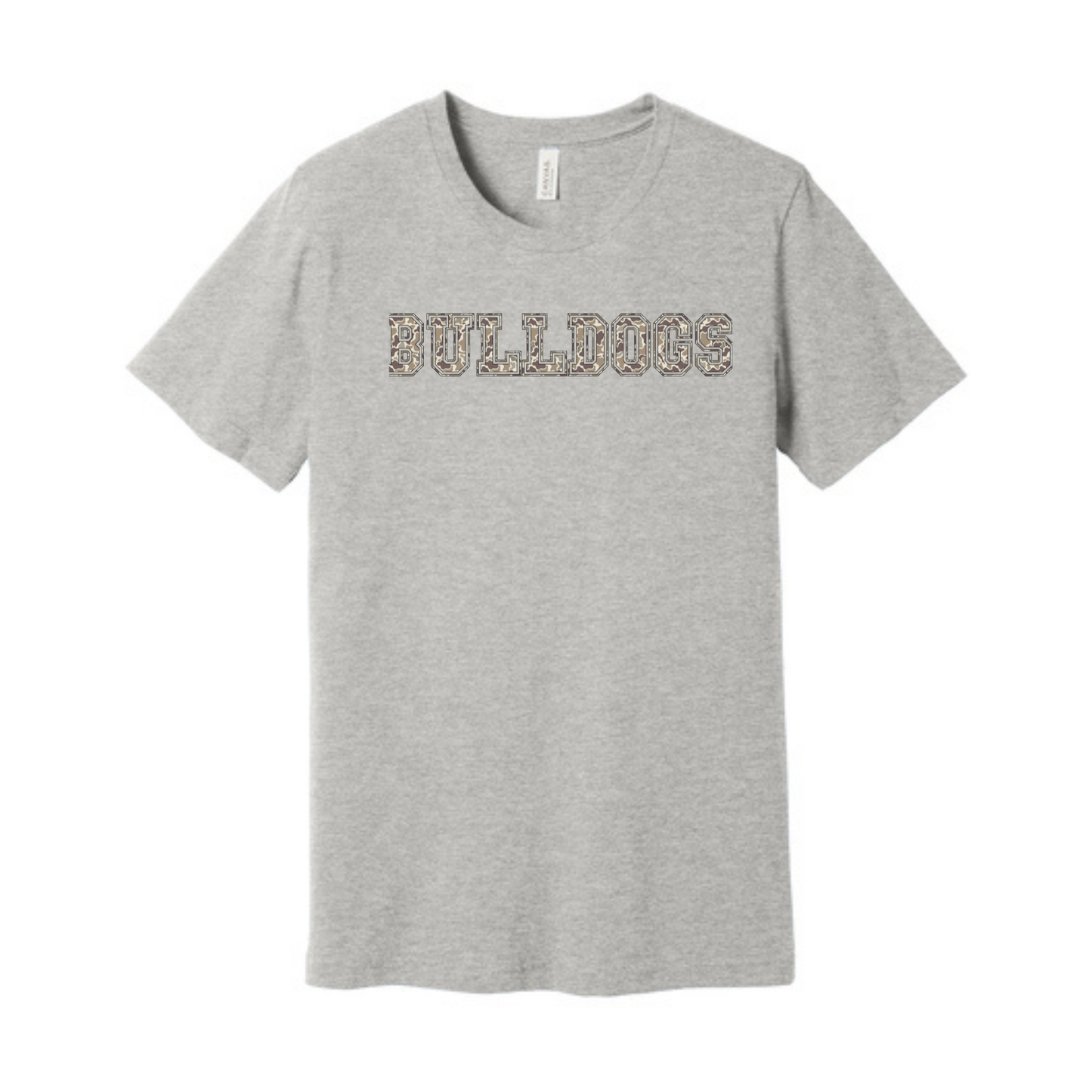Camo Bulldogs T-Shirt (Adult & Youth)