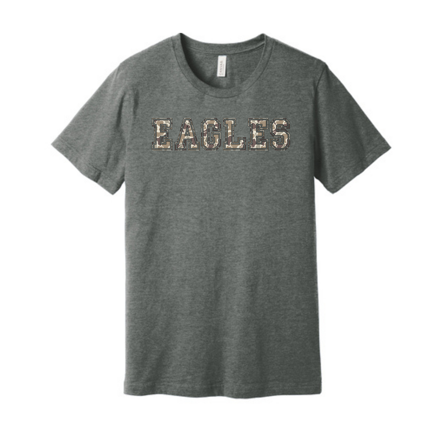 Camo Eagles T-Shirt (Adult & Youth)