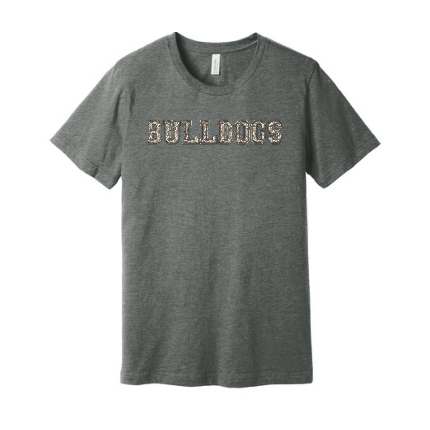 Camo Bulldogs T-Shirt (Adult & Youth)