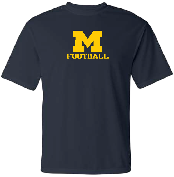 McKenzie Tigers Football Performance Dri-Fit Shirt Gallery 334