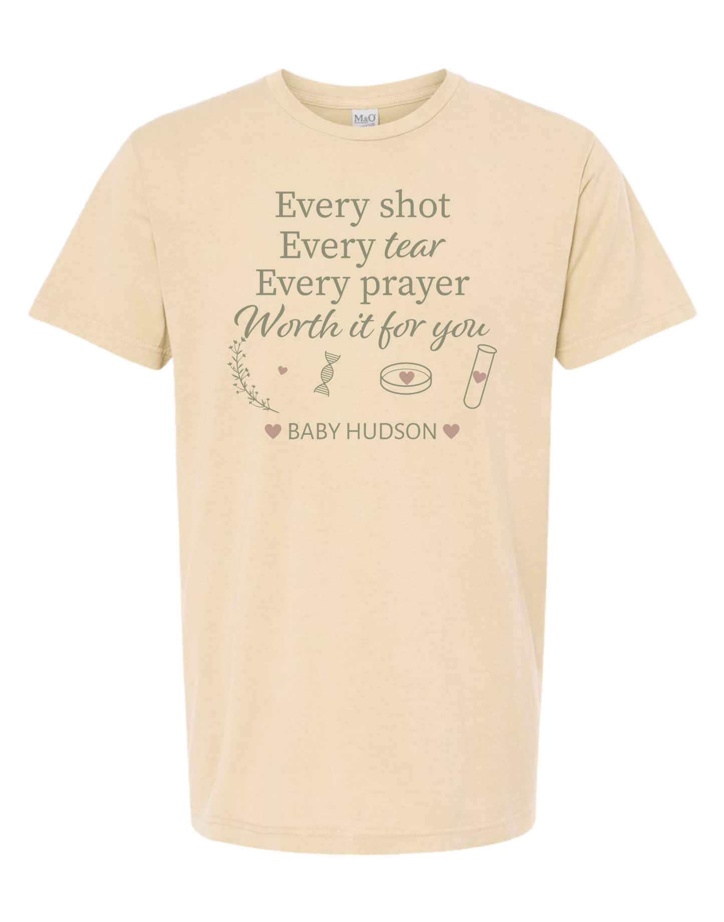 Support Tara Hudson’s IVF Journey – “Every Shot, Every Tear” Fundraiser Tee Gallery 334