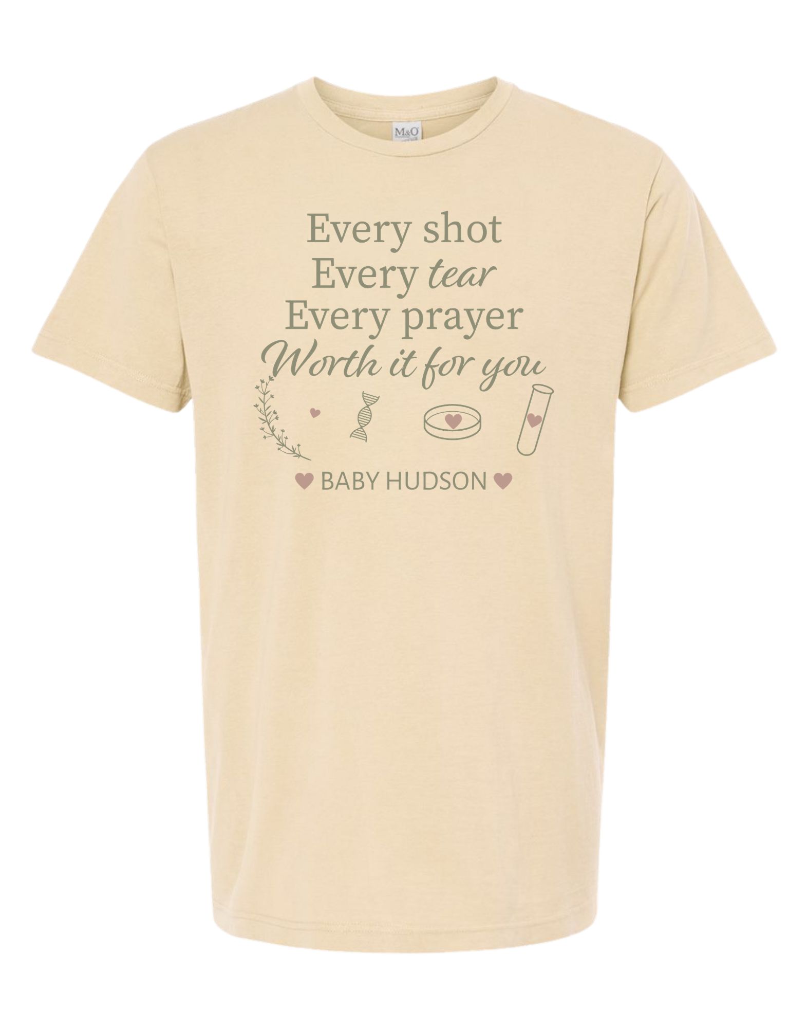 Support Tara Hudson’s IVF Journey – “Every Shot, Every Tear” Fundraiser Tee Gallery 334