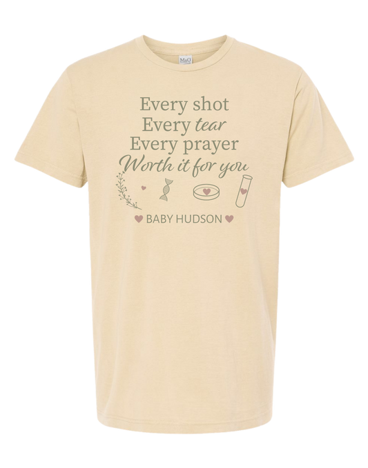 Support Tara Hudson’s IVF Journey – “Every Shot, Every Tear” Fundraiser Tee Gallery 334