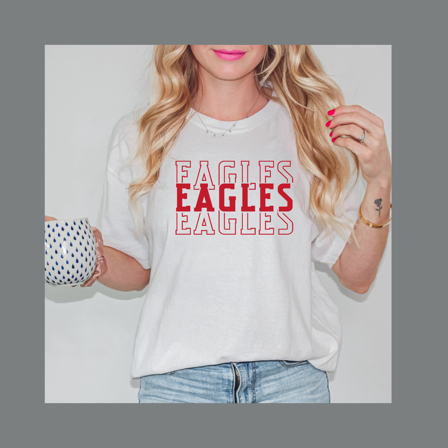 Eagles Football Comfort Colors S/S - Layer Eagles