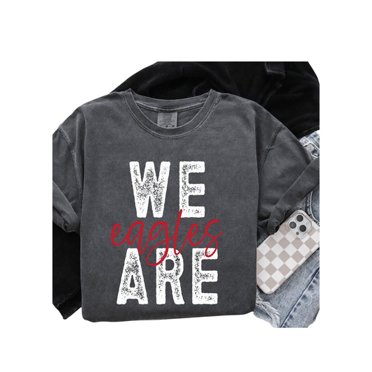We Are EAGLES Comfort Colors Tee (Adult and Youth Size)