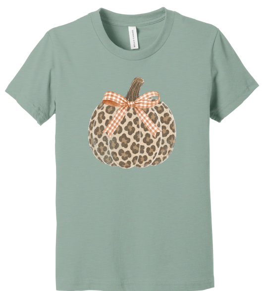 Youth Leopard Pumpkin - Short Sleeve T-Shirt Gallery 334