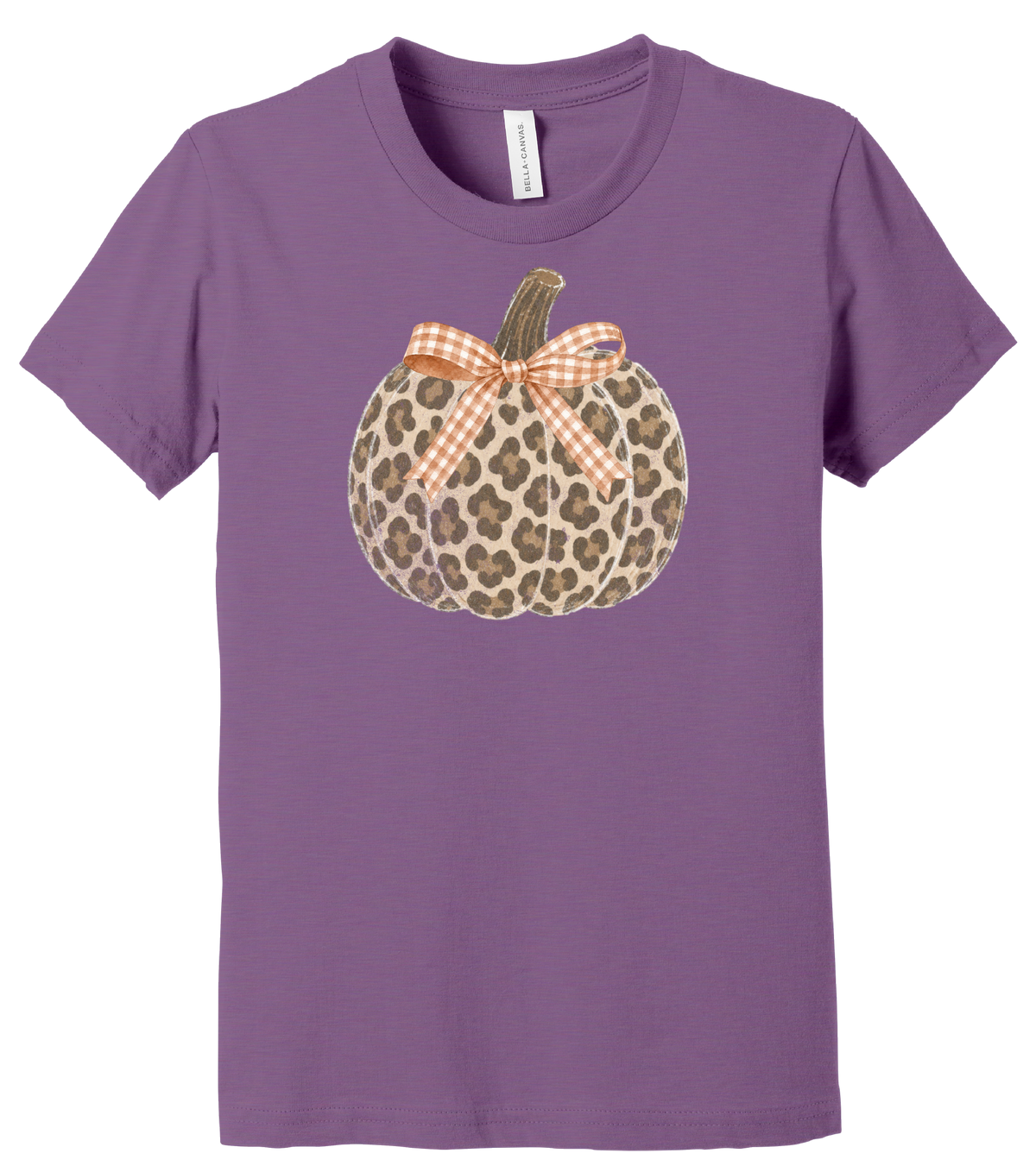 Youth Leopard Pumpkin - Short Sleeve T-Shirt Gallery 334