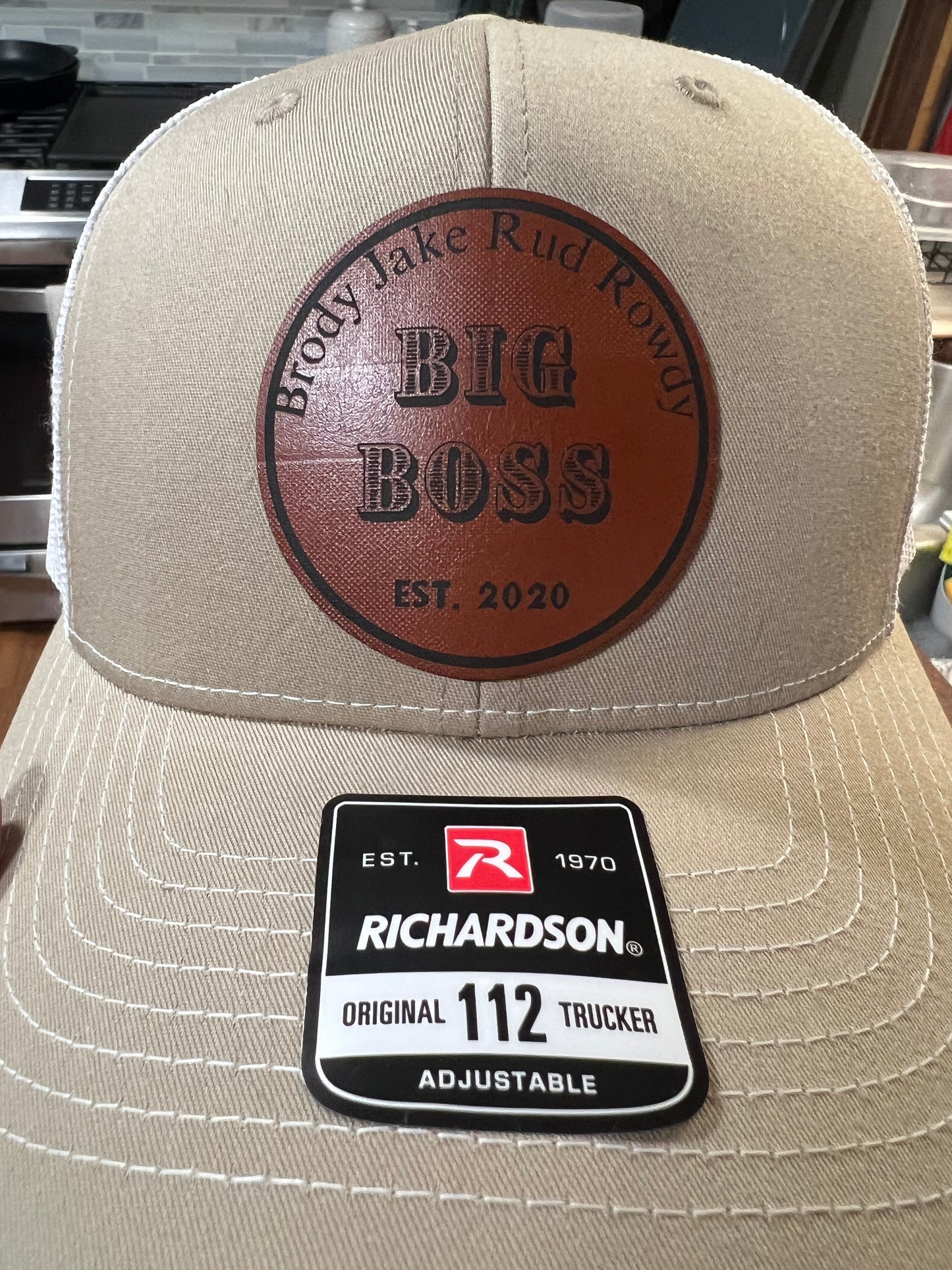 Custom Richardson 112 Leather Patch Hat