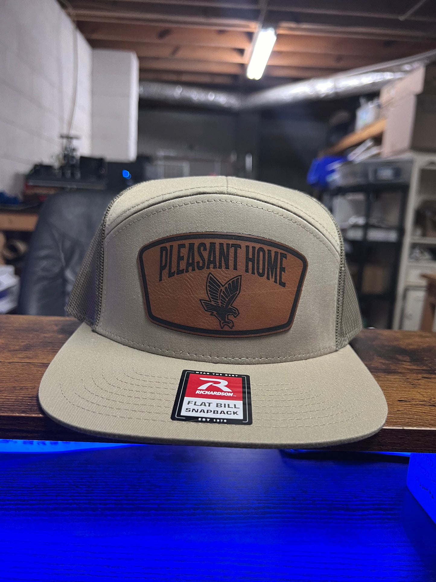 Custom Richardson 112 Leather Patch Hat