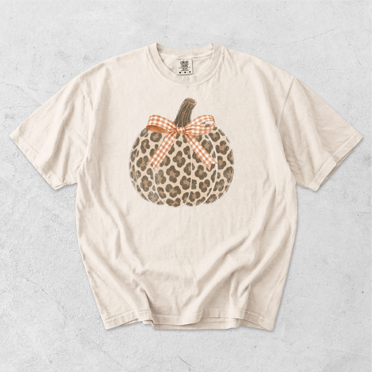 Leopard Pumpkin - Comfort Colors 1717 Short Sleeve T-Shirt Gallery 334