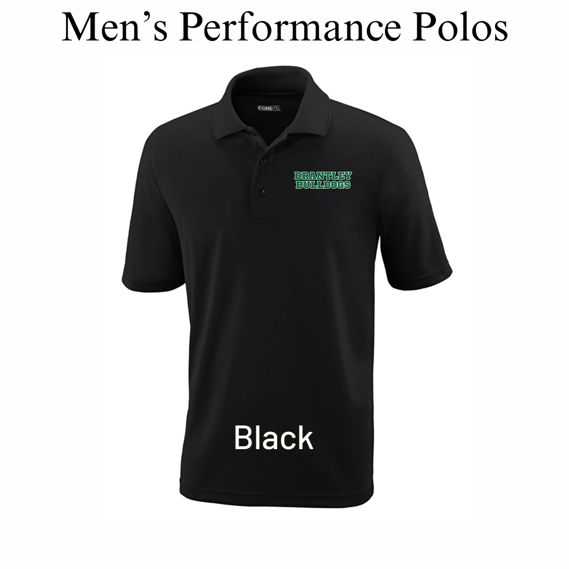Men's Performance Polo-Brantley Bulldogs